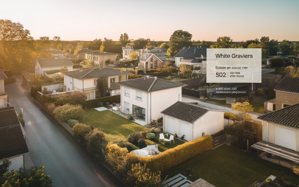 Vue du quartier Graviers Blancs à Breuillet pour une estimation immobilière