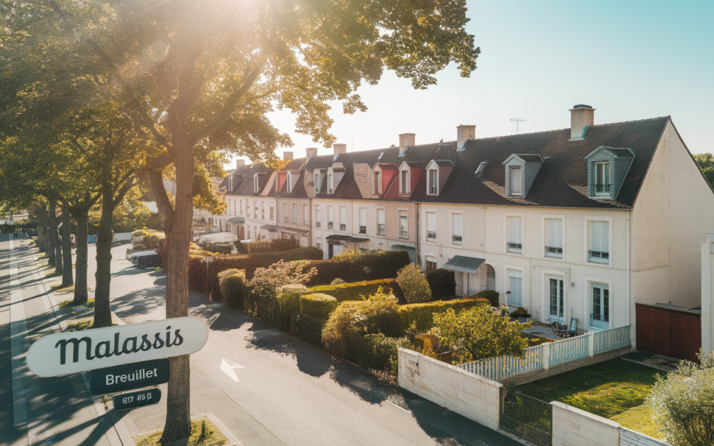 Vue du Quartier Malassis à Breuillet pour une estimation immobilière