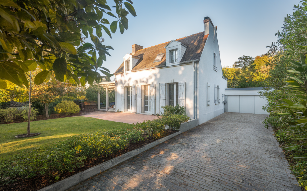 Vue d'une maison à estimer située Rue des Graviers Blancs à Breuillet