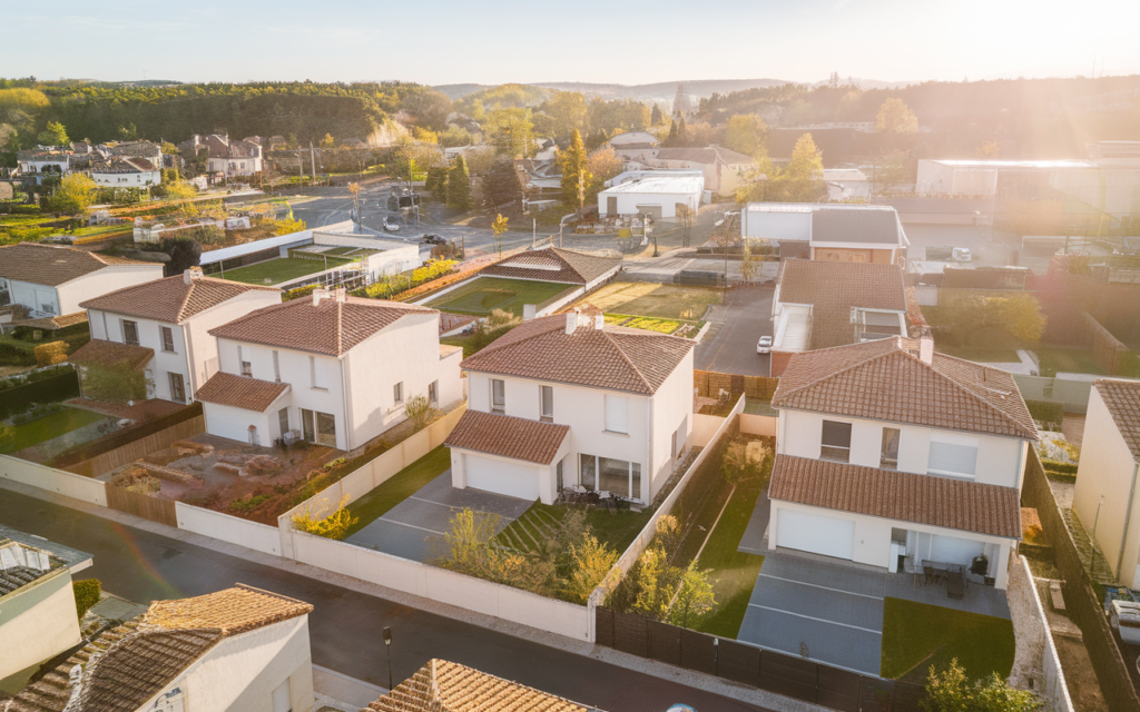Vue d'une maison dans le Quartier des Hameaux à Breuillet pour une estimation immobilière