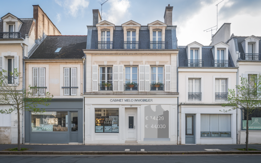 Vue d'une maison située Rue de l’Ancienne Poste à Breuillet pour une estimation immobilière