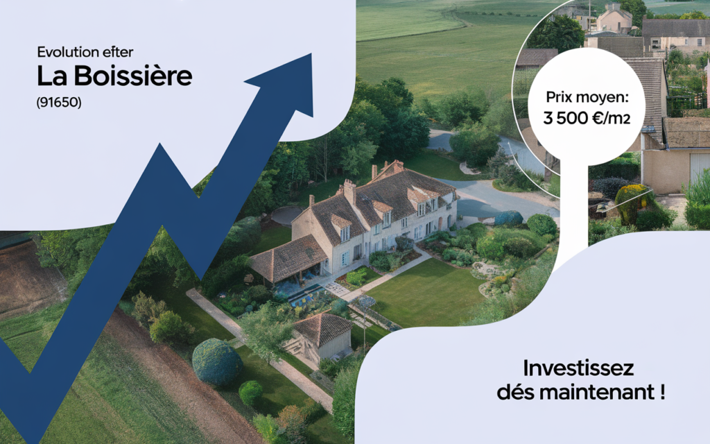 Graphique du prix au mètre carré à Boissière Breuillet