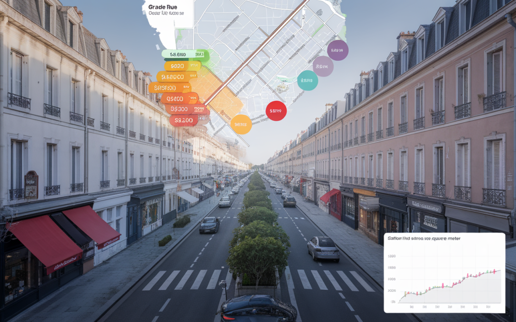 Estimation du prix au mètre carré dans la Grande Rue à Breuillet