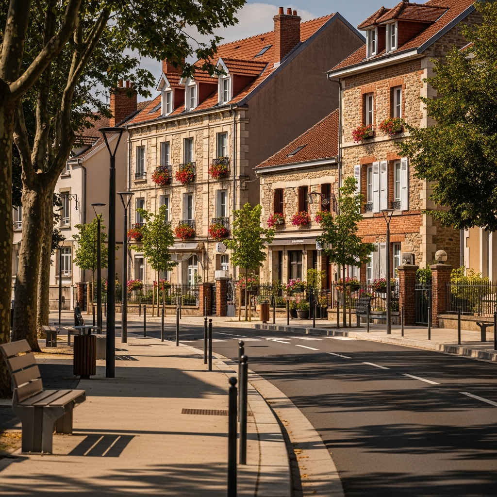 Vue de la Rue de la Forêt de la Guyonnière à Breuillet pour une estimation immobilière