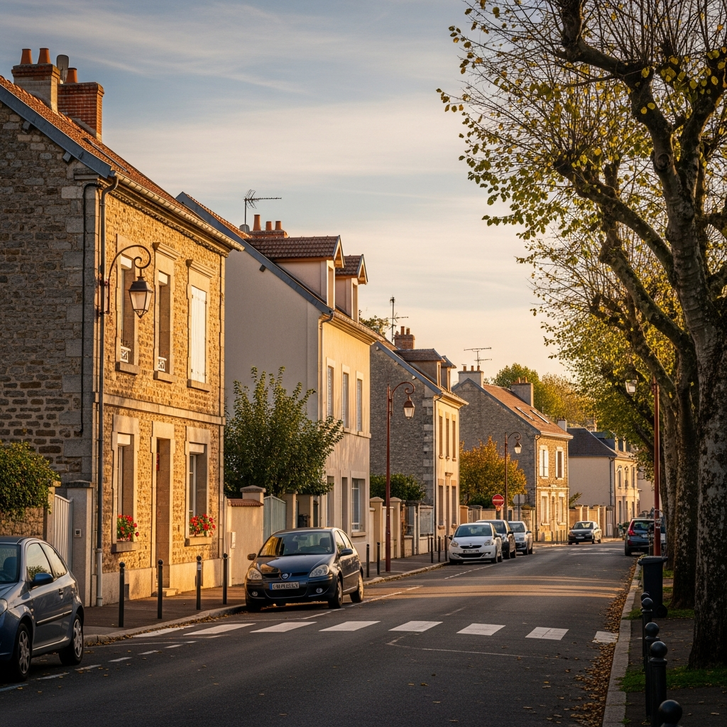 Façade d'une maison à vendre à Port-Sud Breuillet