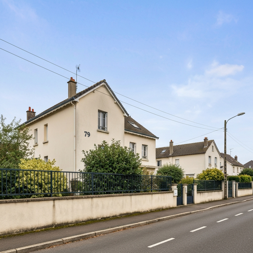 Vue aérienne du Château du Chapitre à Breuillet pour une estimation immobilière